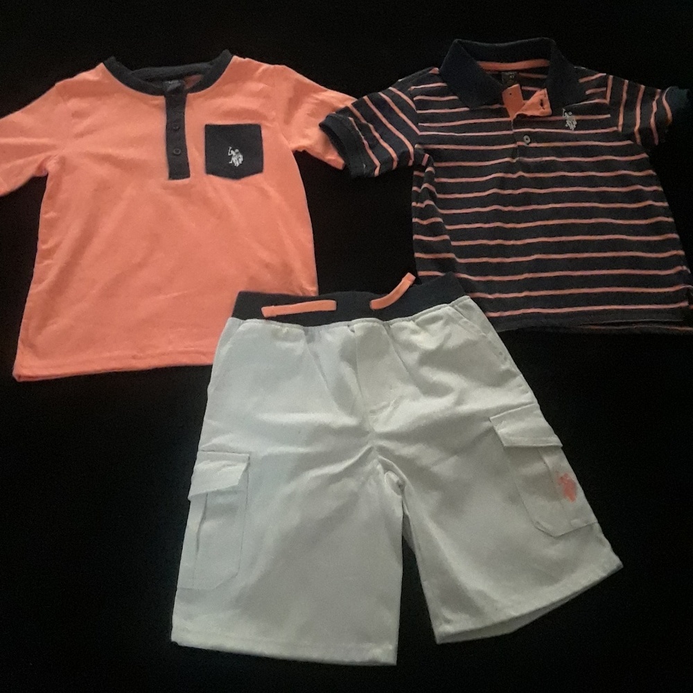 3 piece Polo short set